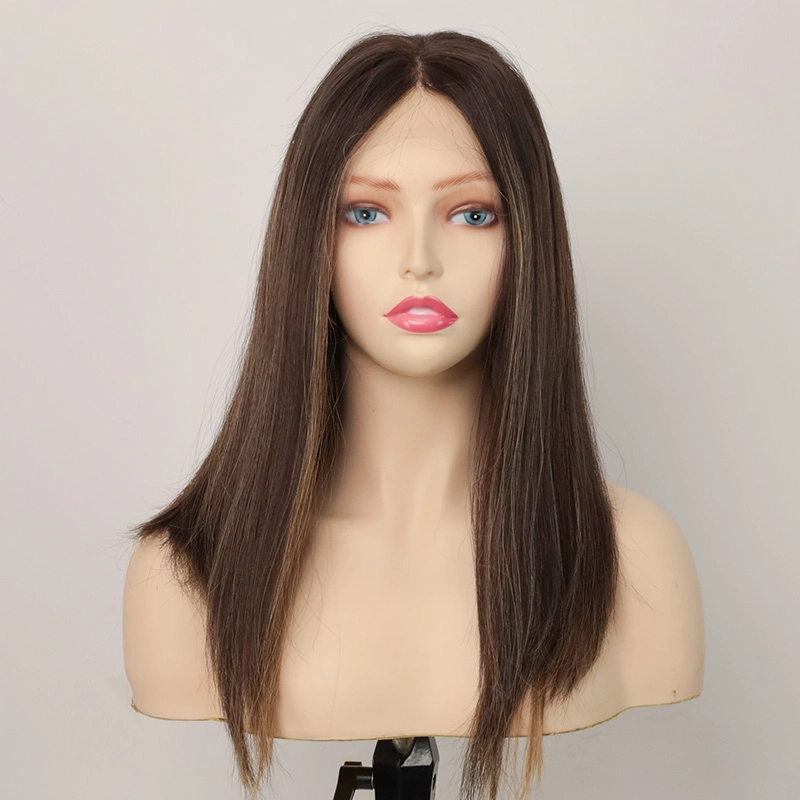 Popular Sue Color with highlight Lace top wig for women Wholesale YR002